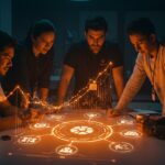 Startups mexicanas colaborando en soluciones sostenibles con apoyo de Impact Waves y BID Lab, resaltando innovación y aceleración en el ecosistema emprendedor.