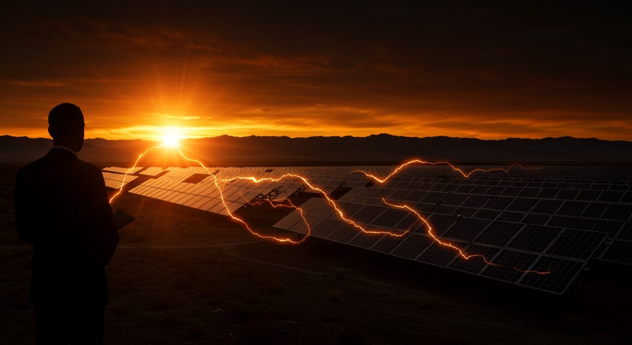 Cancelación del proyecto solar Esmeralda 7 en Nevada, reflejando un giro en la política de energía renovable en tierras federales.