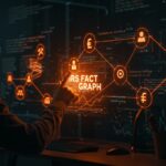 Representación visual del IRS Fact Graph open source para tecnología tributaria y automatización fiscal en startups.