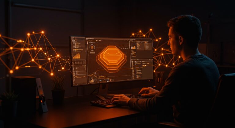 Arquitectura de atención lineal Kimi Linear optimizando IA aplicada para despliegue eficiente de modelos en hardware especializado.