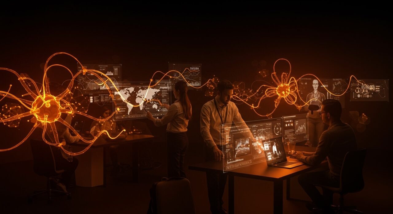 Organización innovadora de eventos corporativos con inteligencia artificial y automatización en startup de tecnología en Barcelona.