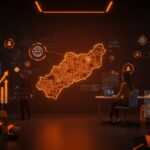 Melilla como hub tecnológico destacado en Startup OLE Salamanca 2025, representando innovación y conexión en el ecosistema emprendedor.