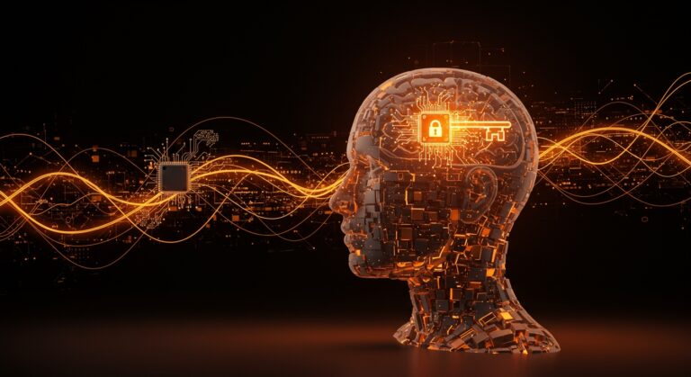 Representación visual de modelos de lenguaje invertibles basados en transformers, destacando la interpretabilidad e inteligencia artificial aplicada.