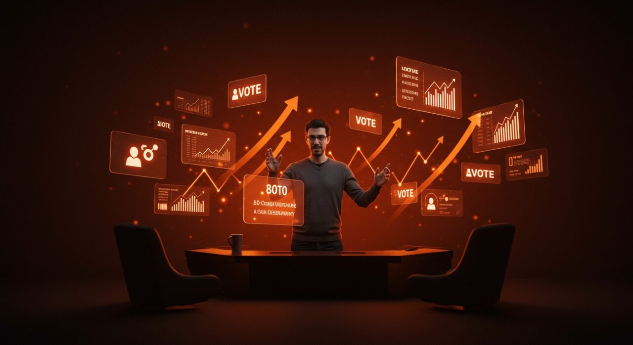 Netflix CTO presenta votación interactiva en tiempo real para contenido en vivo mejorando la interacción de la audiencia.