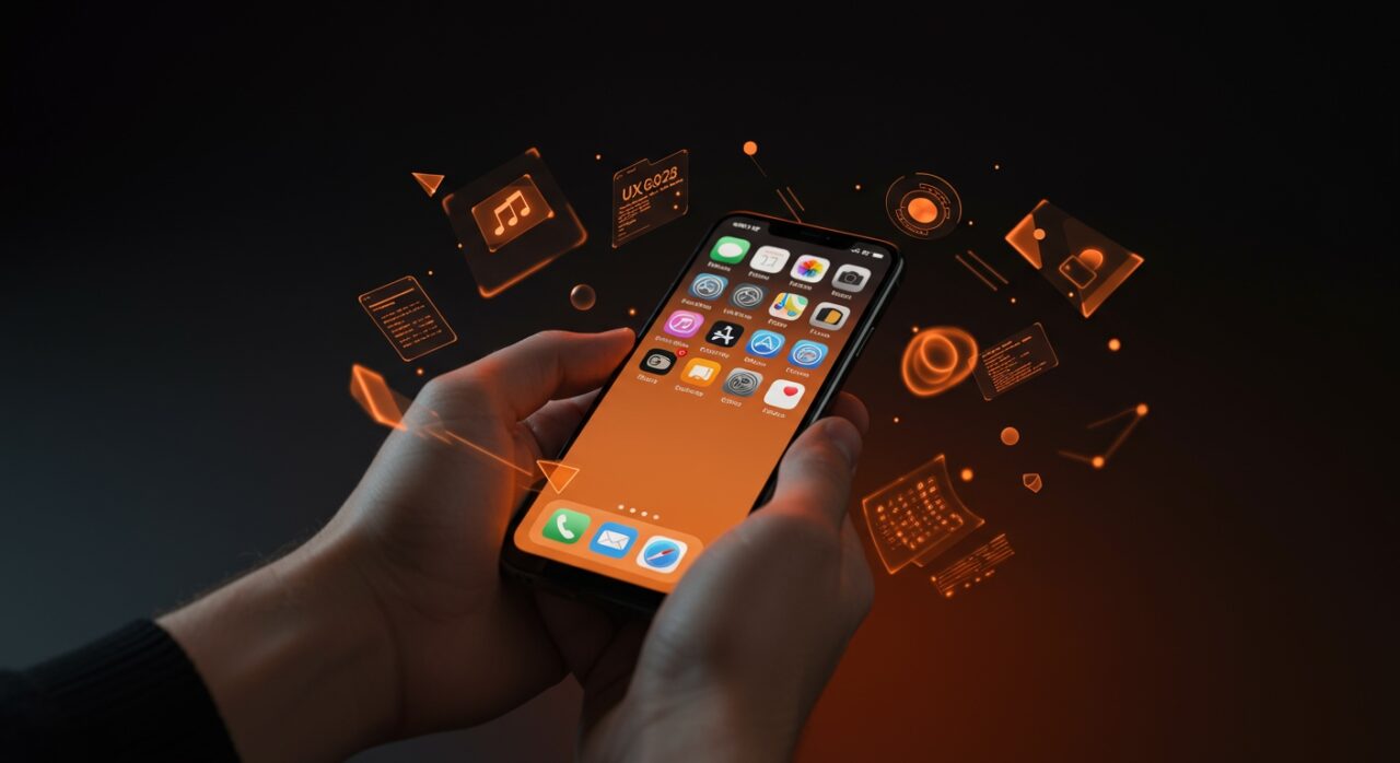 Análisis de usabilidad en iOS 26 con enfoque en diseño UX y Liquid Glass según Nielsen Norman Group.