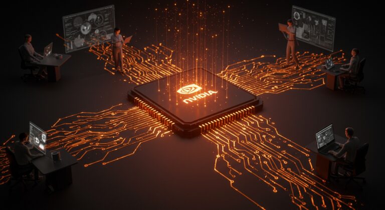 Inversiones multimillonarias de Nvidia impulsando startups de inteligencia artificial con tecnología avanzada.