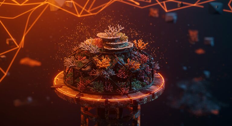 Tecnología deep tech de Ocean Ecostructures regenerando ecosistemas marinos con microarrecifes biomiméticos y financiamiento startup.