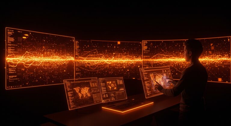 Simulación de autómatas celulares paralelizados con WebGPU mostrando algoritmos emergentes y computación avanzada en tiempo real.