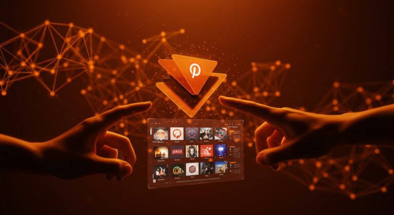 Control de contenido generado por IA en Pinterest mostrando interfaz de filtros personalizados en un feed digital.