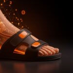 Sandalia inteligente SensorixFoot para prevención del pie diabético con tecnología wearable y monitoreo en tiempo real.