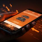Investigación del SERNAC por reembolsos pendientes tras cierre de la startup de carsharing Awto en Chile, ilustrado con interfaz digital y metáforas de movilidad y protección al consumidor.