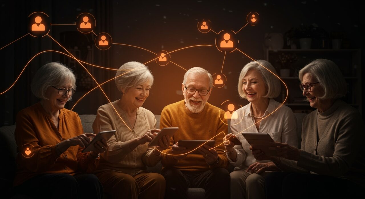 Silverce app conecta socialmente a mayores de 50 años usando IA y tecnología social innovadora para combatir la soledad no deseada.