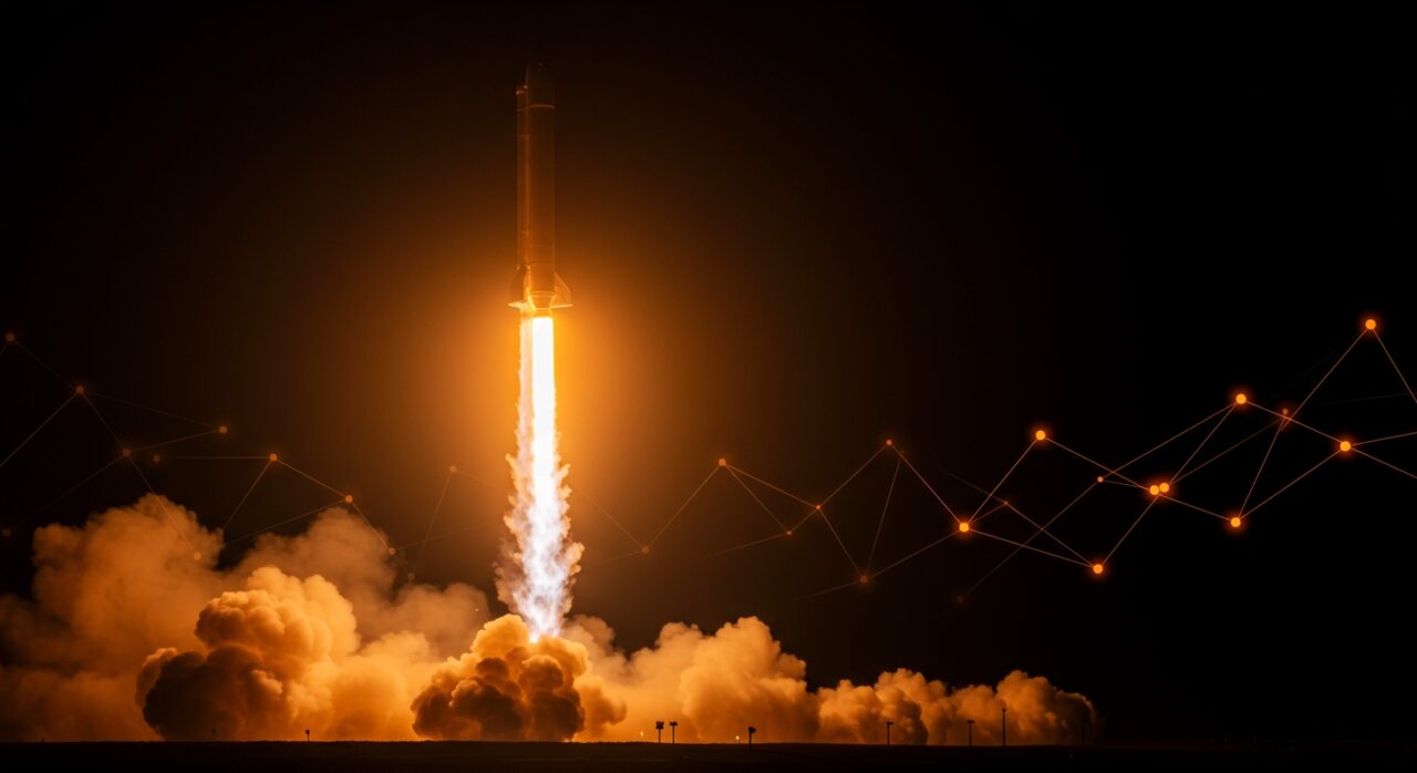 SpaceX Starship en su undécimo vuelo de prueba mostrando avances en tecnología aeroespacial y exploración espacial.