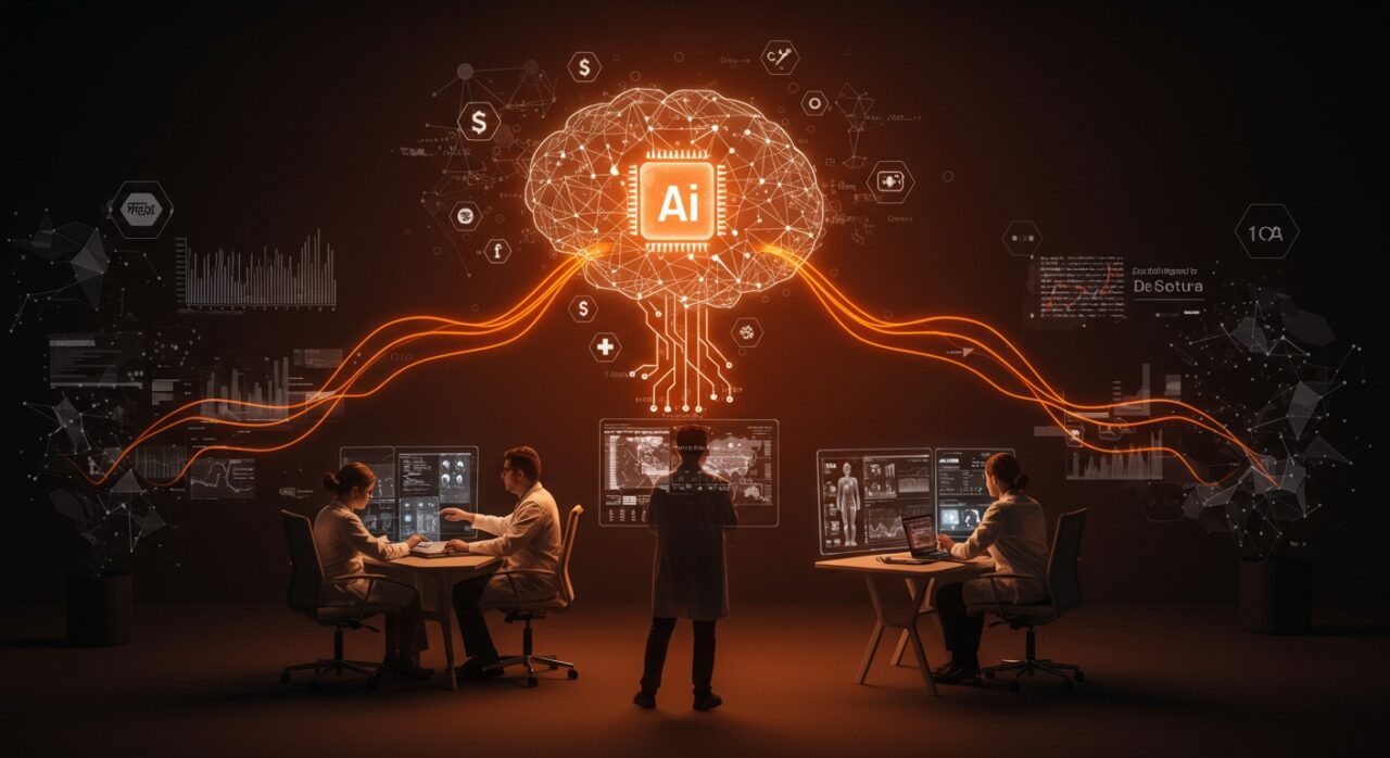 Startup argentina de inteligencia artificial médica recibiendo inversión de Roche y Pfizer, innovación en datos médicos y healthtech.