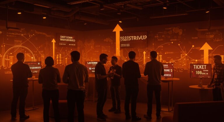 Networking en TechCrunch Disrupt 2025 con descuento especial en evento tecnológico en San Francisco para la comunidad startup.
