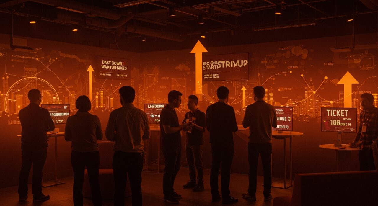 Networking en TechCrunch Disrupt 2025 con descuento especial en evento tecnológico en San Francisco para la comunidad startup.