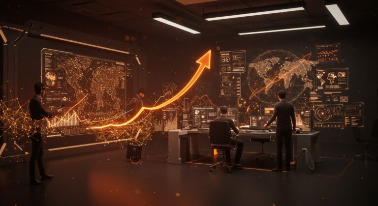 Colaboración de founders e innovación en tecnología espacial durante TechCrunch Disrupt 2025 destacando tendencias y oportunidades en el ecosistema space tech.