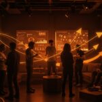 Networking y colaboración en TechCrunch Disrupt 2025 en San Francisco, conectando founders e inversores en el ecosistema de startups y tecnología.