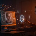 PC con Windows 11 mostrando Copilot y herramientas de IA para automatización y productividad en startups.