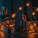 Startup gestionando nómina crypto con XRP mostrando riesgos y regulaciones en un entorno fintech innovador.