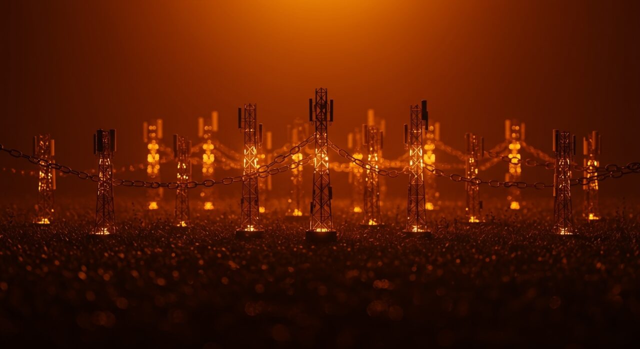 Representación visual de Alemania excluyendo a Huawei en la red 6G para fortalecer la soberanía digital y seguridad tecnológica en telecomunicaciones.