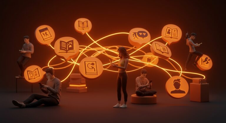 App social para comunidades digitales nicho con interacción de fans de libros y series, impulsando tecnología innovadora para startups.