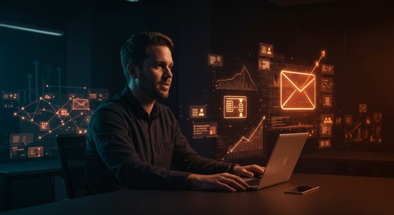 Tyler Denk, CEO de Beehiiv, liderando innovación en newsletters y crecimiento SaaS para founders en LATAM con estrategia digital avanzada.