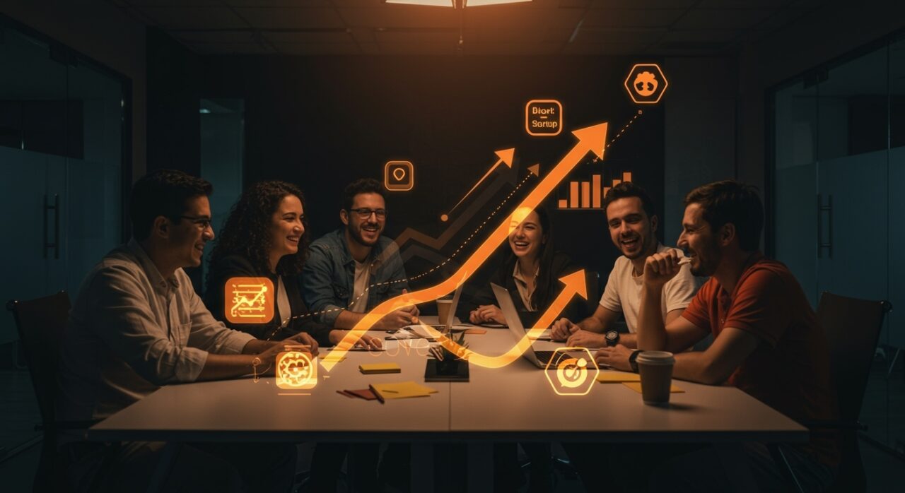 Startups colaborando en estrategias de branding en Colombia para los Best Branding Awards 2026 destacando visibilidad y marketing en Latam.