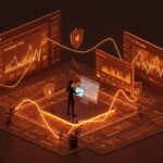 Interfaz digital de reservas hoteleras con precios dinámicos y protección al consumidor en plataformas digitales destacando el caso Booking.com.