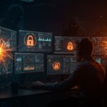 Ciberataque a fintech en EE.UU. con enfoque en ciberseguridad y protección de datos financieros.