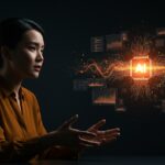 Founder de startup de IA destacando para captar inversión en un mercado tecnológico competitivo.