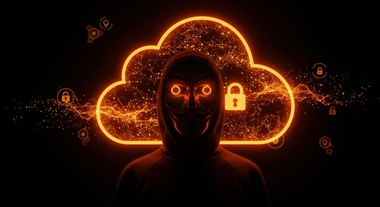 Credenciales anónimas y privacidad digital protegidas con criptografía poscuántica en un entorno de seguridad avanzada.