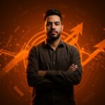 Retrato de Jairo Alonso, de reciclador a CEO de startup en Medellín, símbolo de innovación y emprendimiento en salud y tecnología en LATAM.