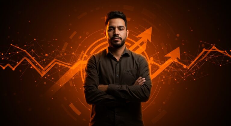 Retrato de Jairo Alonso, de reciclador a CEO de startup en Medellín, símbolo de innovación y emprendimiento en salud y tecnología en LATAM.