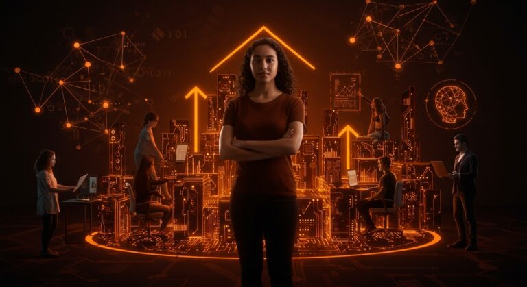 Emprendimiento femenino en tecnología impulsando talento universitario y liderazgo en LATAM con innovación y comunidad.