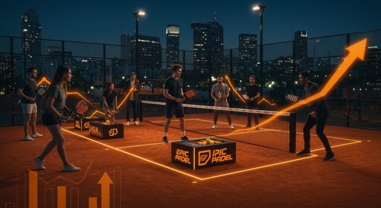 Startup Epic Padel impulsando la expansión del pádel en Estados Unidos con inversión y alianzas estratégicas.