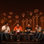 Evento EtMday 2025 con emprendedores latinoamericanos disfrutando de una comedia tecnocreativa inspiradora en tecnología y startups.