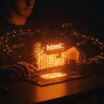 Developer trabajando con la API de tablas HTML para optimizar el frontend y gestionar datos eficientemente en desarrollo web.