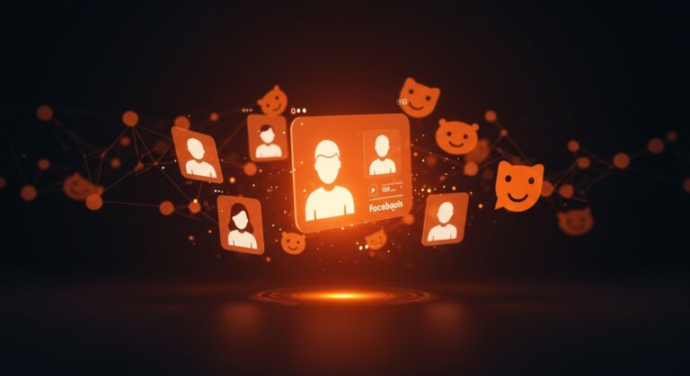 Interacción en grupos de Facebook con apodos para privacidad y comunidad en redes sociales tecnológicas.