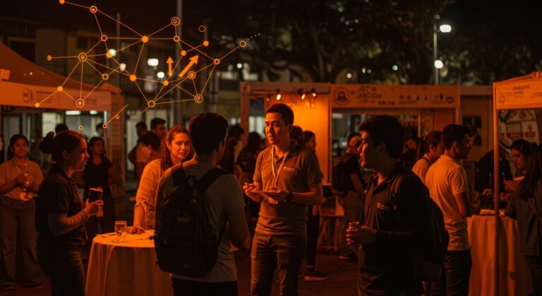 Festival + Talante en Bogotá apoyando emprendimientos de economía popular con networking y oportunidades de negocio.