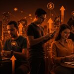 Clase media mexicana utilizando bancos digitales y fintech para impulsar inclusión financiera e innovación en México.