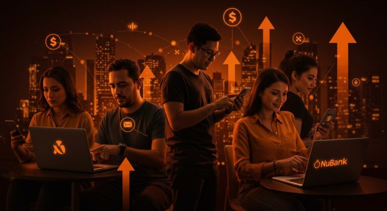 Clase media mexicana utilizando bancos digitales y fintech para impulsar inclusión financiera e innovación en México.