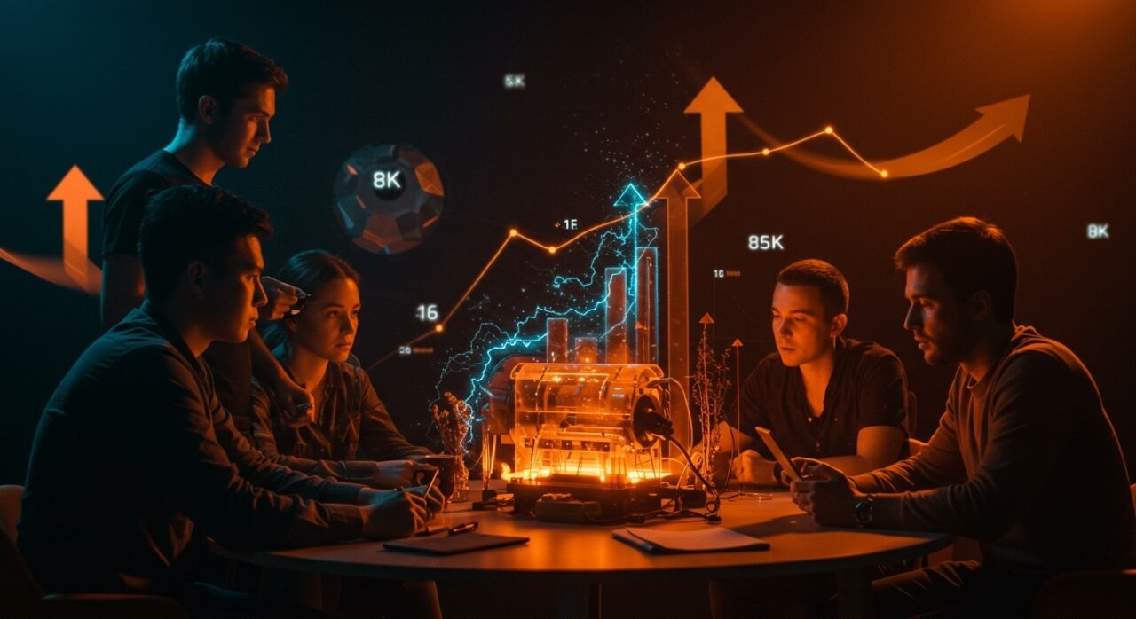 Startup innovadoras en geoenergía colaborando en modelo tecnológico, destacando networking y financiación en GeoTHERM 2026.