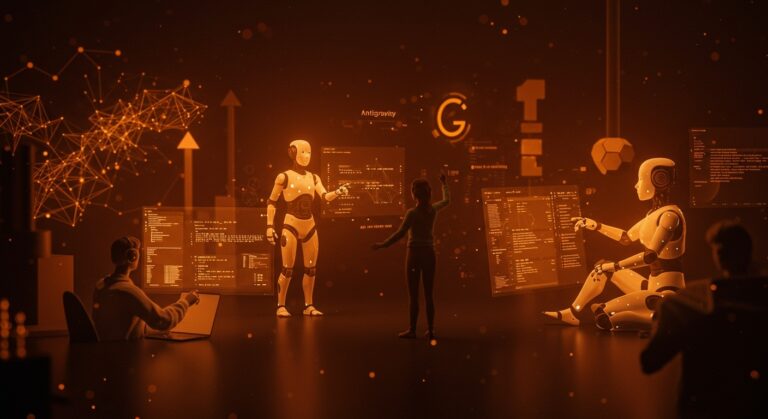 Google Antigravity y agentes autónomos revolucionan el desarrollo software con IA aplicada y automatización para startups.