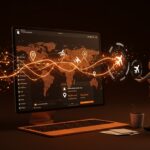 Interfaz digital de Google Flight Deals con asistente IA mostrando automatización y opciones de vuelos baratos para viajeros tecnológicos.