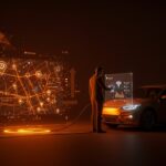 Innovación de Google Maps integrando Gemini IA aplicada a movilidad y cargadores para vehículos eléctricos en entorno tecnológico avanzado.