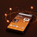 Google Pixel con inteligencia artificial y ahorro de batería resaltados en una escena tecnológica de alta calidad.