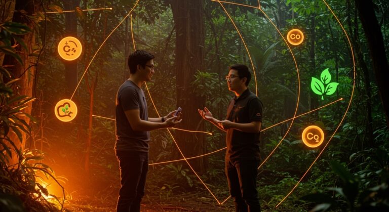 Colaboración estratégica entre Google y startup Mombak acelerando la reforestación del Amazonas con tecnología verde y créditos de carbono.