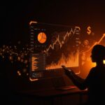 Inversionista retail analizando mercado financiero digital destacando IPO de Groww y auge de inversión en India.