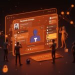 Privacidad en grupos de Facebook combinada con gestión segura de comunidades online en tecnología social.
